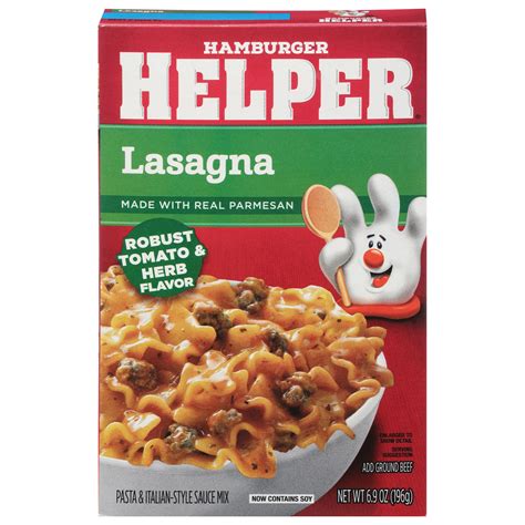 hamburger helper lasagna nutrition